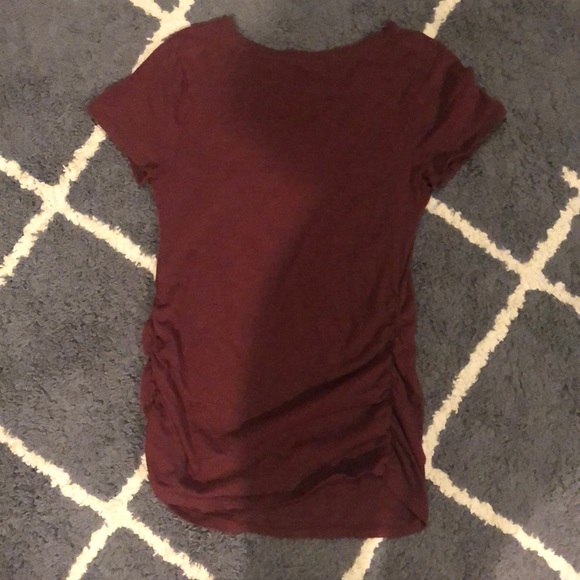 MATERNITY maroon top - Picture 2 of 2